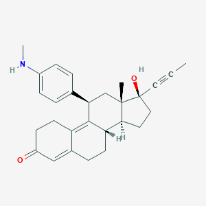 molecular formula C28H33NO2 B024121 Desmethylmifepristone CAS No. 104004-96-8