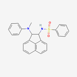 N-(2-(methyl(phenyl)amino)-1,2-dihydroacenaphthylen-1-yl)benzenesulfonamide