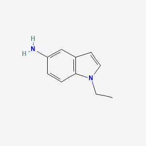 molecular formula C10H12N2 B2412157 1-乙基-1H-吲哚-5-胺 CAS No. 220844-49-5