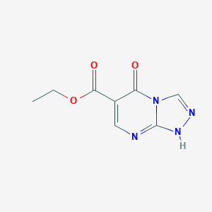 molecular formula C8H8N4O3 B241220 Ethyl 5-oxo-1,5-dihydro[1,2,4]triazolo[4,3-a]pyrimidine-6-carboxylate 