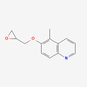 molecular formula C13H13NO2 B2412219 5-甲基-6-(环氧-2-基甲氧基)喹啉 CAS No. 2411286-64-9