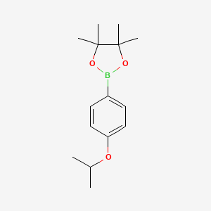 B2412220 2-(4-Isopropoxyphenyl)-4,4,5,5-tetramethyl-1,3,2-dioxaborolane CAS No. 502649-34-5
