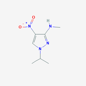 N-methyl-4-nitro-1-(propan-2-yl)-1H-pyrazol-3-amine