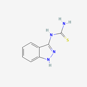 molecular formula C8H8N4S B2412275 N-(1H-indazol-3-yl)thiourea CAS No. 59591-63-8