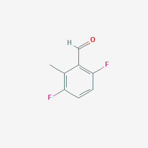 molecular formula C8H6F2O B2412279 3,6-Difluoro-2-methylbenzaldehyde CAS No. 1378525-21-3