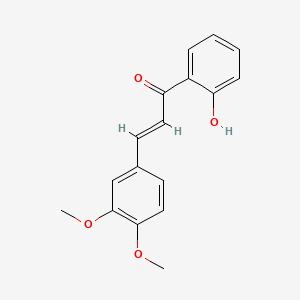 molecular formula C17H16O4 B2412293 3,4-Dimethoxy-2'-hydroxychalcone CAS No. 19152-36-4; 79140-20-8