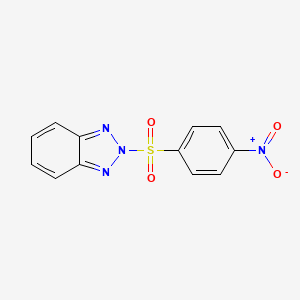 2-((4-nitrophenyl)sulfonyl)-2H-benzo[d][1,2,3]triazole