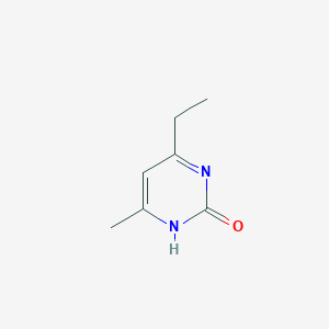 molecular formula C7H10N2O B2412332 6-Ethyl-4-methyl-1,2-dihydropyrimidin-2-one CAS No. 751425-72-6