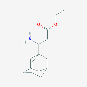 molecular formula C15H25NO2 B2412346 Ethyl 3-(1-adamantyl)-3-aminopropanoate CAS No. 2248352-27-2