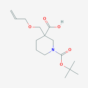 3-((Allyloxy)methyl)-1-(tert-butoxycarbonyl)piperidine-3-carboxylic acid