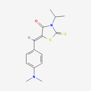 (Z)-5-(4-(dimethylamino)benzylidene)-3-isopropyl-2-thioxothiazolidin-4-one