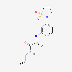 N1-allyl-N2-(3-(1,1-dioxidoisothiazolidin-2-yl)phenyl)oxalamide