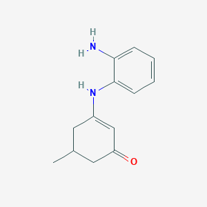 3-((2-Aminophenyl)amino)-5-methylcyclohex-2-EN-1-one