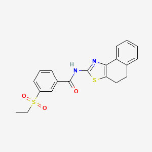 N-(4,5-dihydrobenzo[e][1,3]benzothiazol-2-yl)-3-ethylsulfonylbenzamide