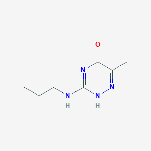 molecular formula C7H12N4O B241246 6-methyl-3-(propylamino)-2H-1,2,4-triazin-5-one 