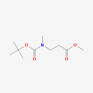 molecular formula C10H19NO4 B2412464 3-((叔丁氧羰基)(甲基)氨基)丙酸甲酯 CAS No. 119740-95-3