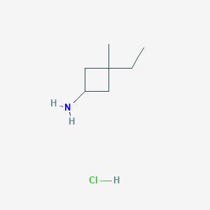3-Ethyl-3-methylcyclobutan-1-amine hydrochloride