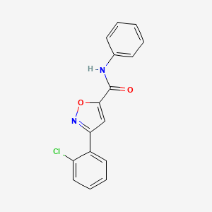 3-(2-chlorophenyl)-N-phenyl-5-isoxazolecarboxamide