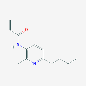 molecular formula C13H18N2O B2412534 N-(6-Butyl-2-methylpyridin-3-yl)prop-2-enamide CAS No. 2361645-96-5