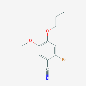 2-Bromo-5-methoxy-4-propoxybenzonitrile
