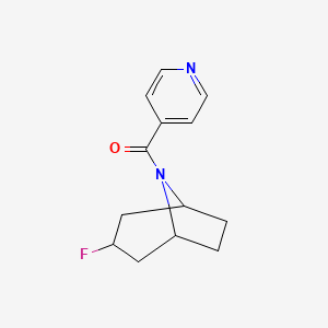 (3-Fluoro-8-azabicyclo[3.2.1]octan-8-yl)-pyridin-4-ylmethanone