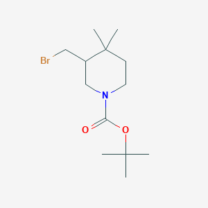 Tert-butyl 3-(bromomethyl)-4,4-dimethylpiperidine-1-carboxylate