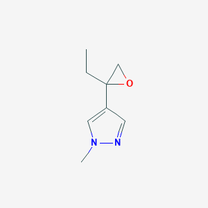 4-(2-Ethyloxiran-2-yl)-1-methylpyrazole