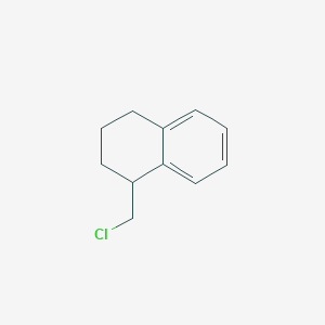 molecular formula C11H13Cl B2412614 1-(Chloromethyl)-1,2,3,4-tetrahydronaphthalene CAS No. 861094-02-2