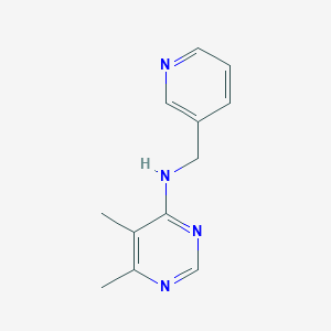 5,6-dimethyl-N-(pyridin-3-ylmethyl)pyrimidin-4-amine