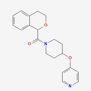 Isochroman-1-yl(4-(pyridin-4-yloxy)piperidin-1-yl)methanone