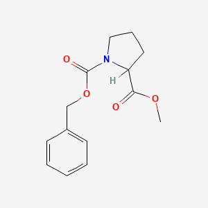 molecular formula C14H17NO4 B2412743 1-Benzyl 2-methyl pyrrolidine-1,2-dicarboxylate CAS No. 108645-62-1; 182210-00-0; 5211-23-4