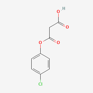 molecular formula C9H7ClO4 B2412755 3-(4-Chlorophenoxy)-3-oxopropanoic acid CAS No. 60179-40-0