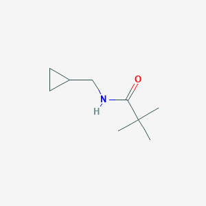 molecular formula C9H17NO B2412757 N-(环丙基甲基)叔丁酰胺 CAS No. 1090891-87-4