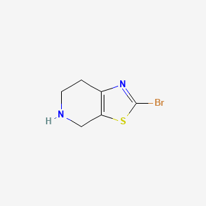 molecular formula C6H7BrN2S B2412766 2-Bromo-4,5,6,7-tetrahydrothiazolo[5,4-c]pyridine CAS No. 365996-07-2
