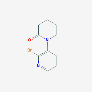 molecular formula C10H11BrN2O B2412778 1-(2-Bromopyridin-3-yl)piperidin-2-one CAS No. 2031259-05-7