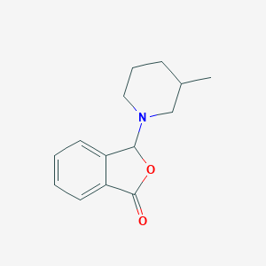 molecular formula C14H17NO2 B241278 3-(3-methyl-1-piperidinyl)-2-benzofuran-1(3H)-one 