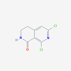 molecular formula C8H6Cl2N2O B2412785 6,8-Dichloro-3,4-dihydro-2H-2,7-naphthyridin-1-one CAS No. 2304654-72-4