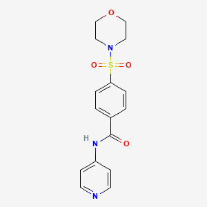 4-(morpholinosulfonyl)-N-(pyridin-4-yl)benzamide