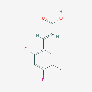 B2412806 2,4-Difluoro-5-methylcinnamic acid CAS No. 1562311-33-4