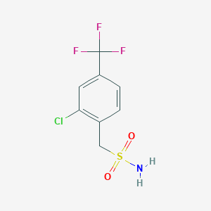molecular formula C8H7ClF3NO2S B2412853 [2-氯-4-(三氟甲基)苯基]甲磺酰胺 CAS No. 2352852-84-5