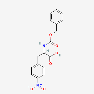 3-(4-Nitrophenyl)-2-(phenylmethoxycarbonylamino)propanoic acid