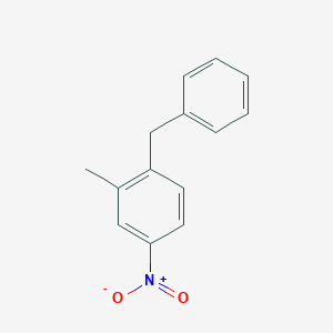 molecular formula C14H13NO2 B241291 1-Benzyl-2-methyl-4-nitrobenzene 