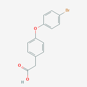 molecular formula C14H11BrO3 B241295 2-(4-(4-Bromophenoxy)phenyl)acetic acid 