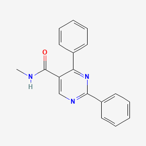 molecular formula C18H15N3O B2412953 N-methyl-2,4-diphenylpyrimidine-5-carboxamide CAS No. 338771-85-0