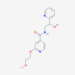 N-(2-hydroxy-2-(pyridin-2-yl)ethyl)-2-(2-methoxyethoxy)isonicotinamide