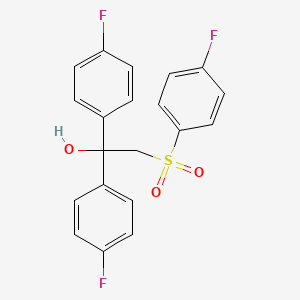 1,1-Bis(4-fluorophenyl)-2-[(4-fluorophenyl)sulfonyl]-1-ethanol