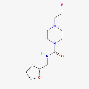 4-(2-fluoroethyl)-N-((tetrahydrofuran-2-yl)methyl)piperazine-1-carboxamide