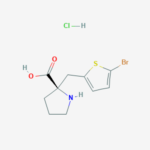 (R)-alpha-(5-bromo-2-thiophenylmethyl)-proline-HCl
