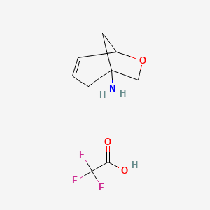 6-Oxabicyclo[3.2.1]oct-3-en-1-amine;2,2,2-trifluoroacetic acid