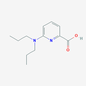 molecular formula C12H18N2O2 B241306 6-(Dipropylamino)pyridine-2-carboxylic acid 
